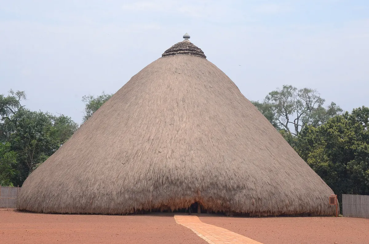 The thatched royal Kasubi Tombs in Kampala