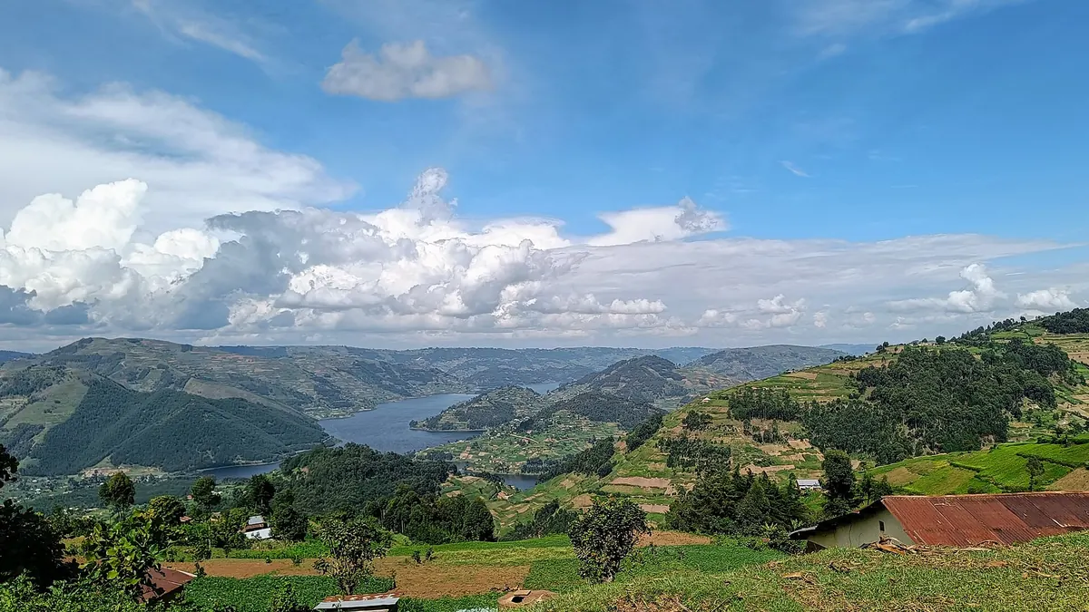 Terraced hills around Lake Bunyonyi